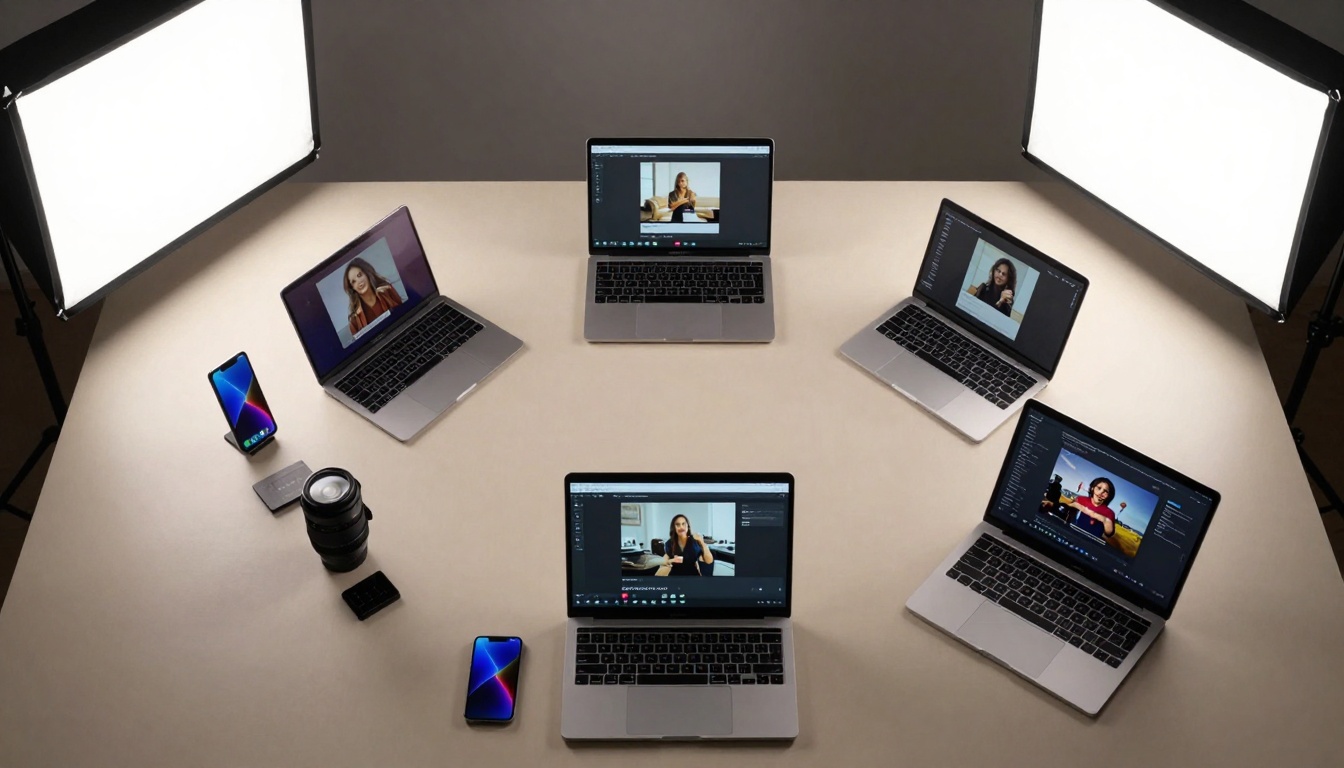 Multiple devices running different AI apps