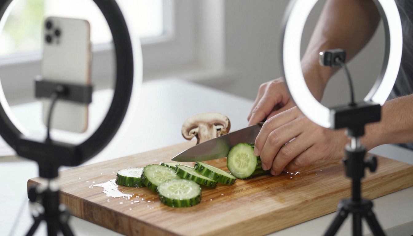 ASMR cooking content setup ASMR cooking content setup