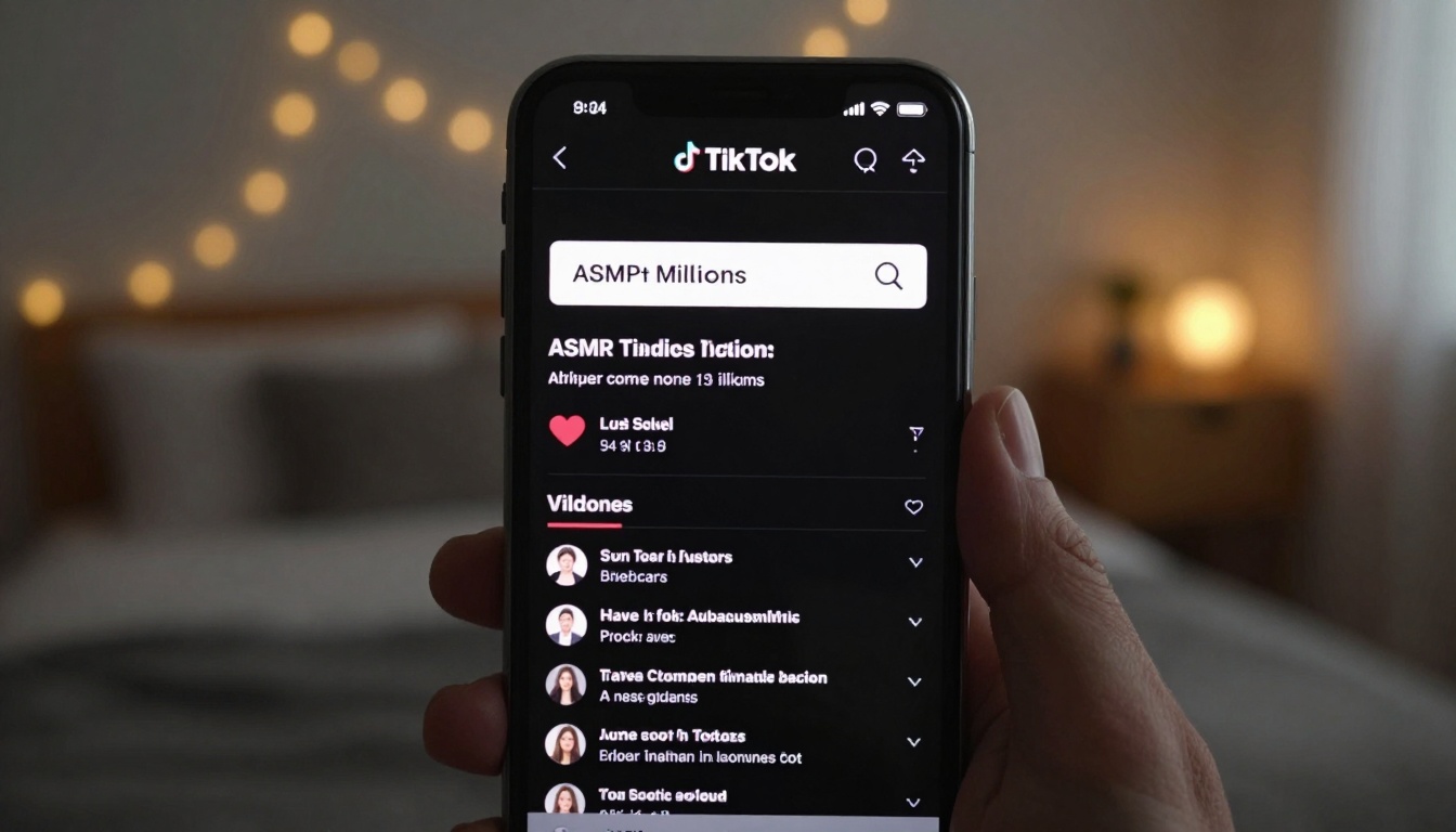 Successful ASMR TikTok analytics