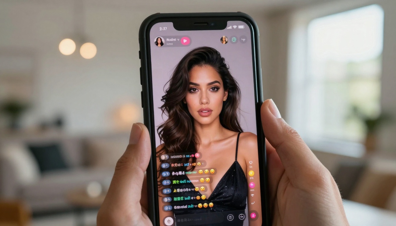 AI Influencer Live Streaming