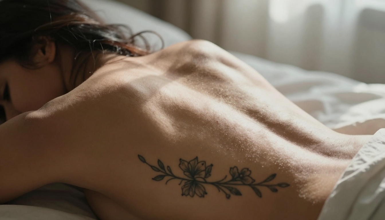 Back tattoo detail