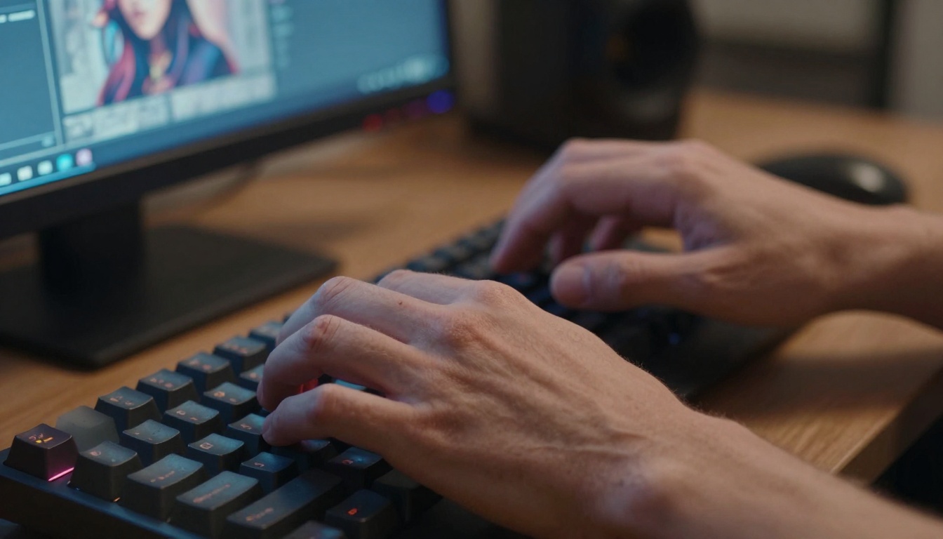 AI Parameter Adjustment Hands