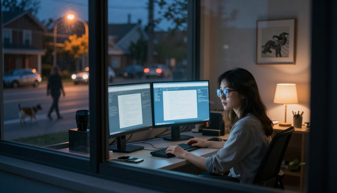 Window Reflection AI Work
