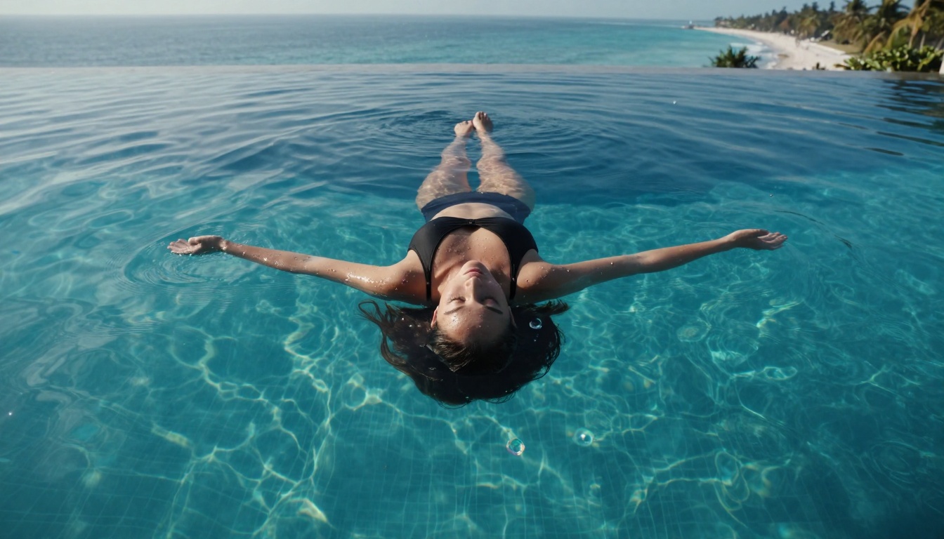 Aerial Swimsuit Reflection Psychology