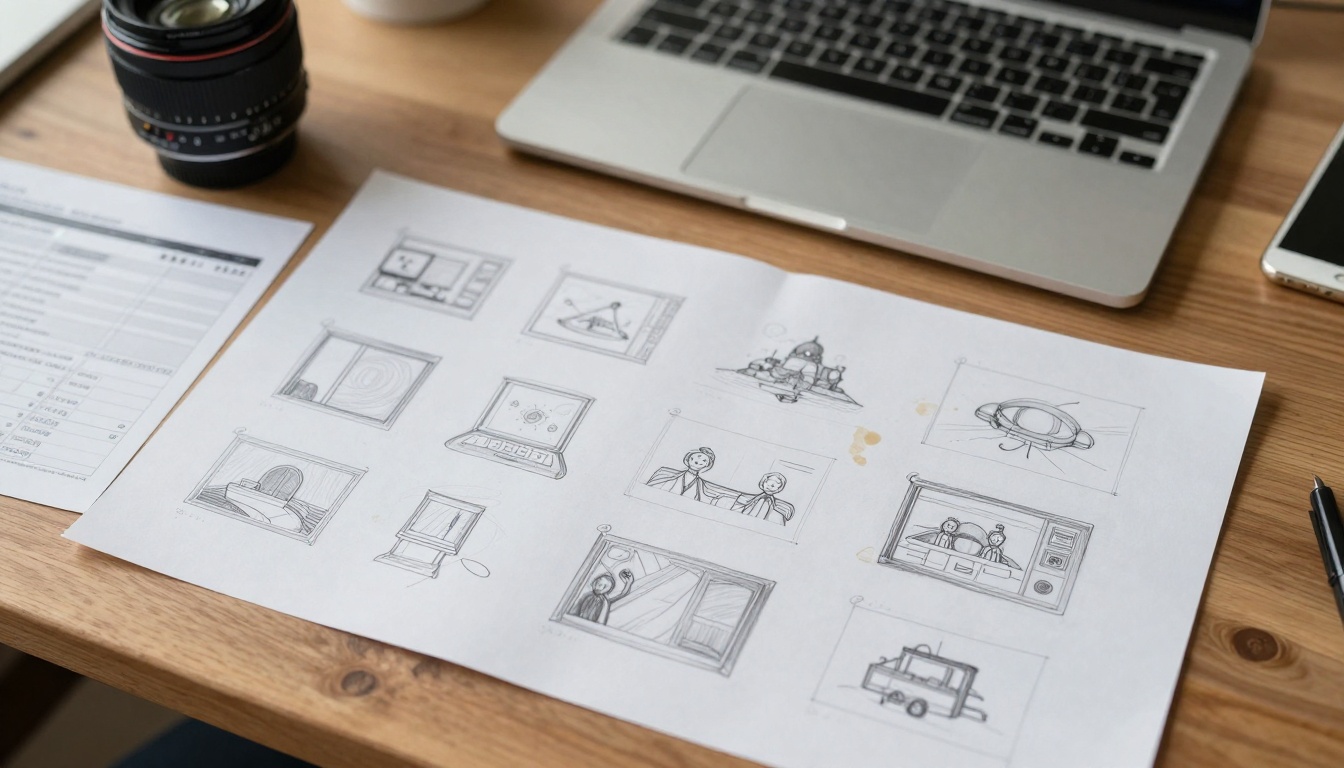 Video Concept Storyboarding Process