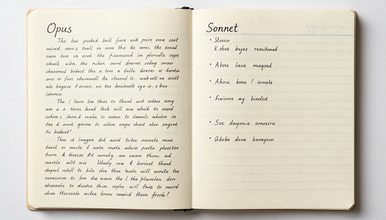 Writing Style Comparison Pages