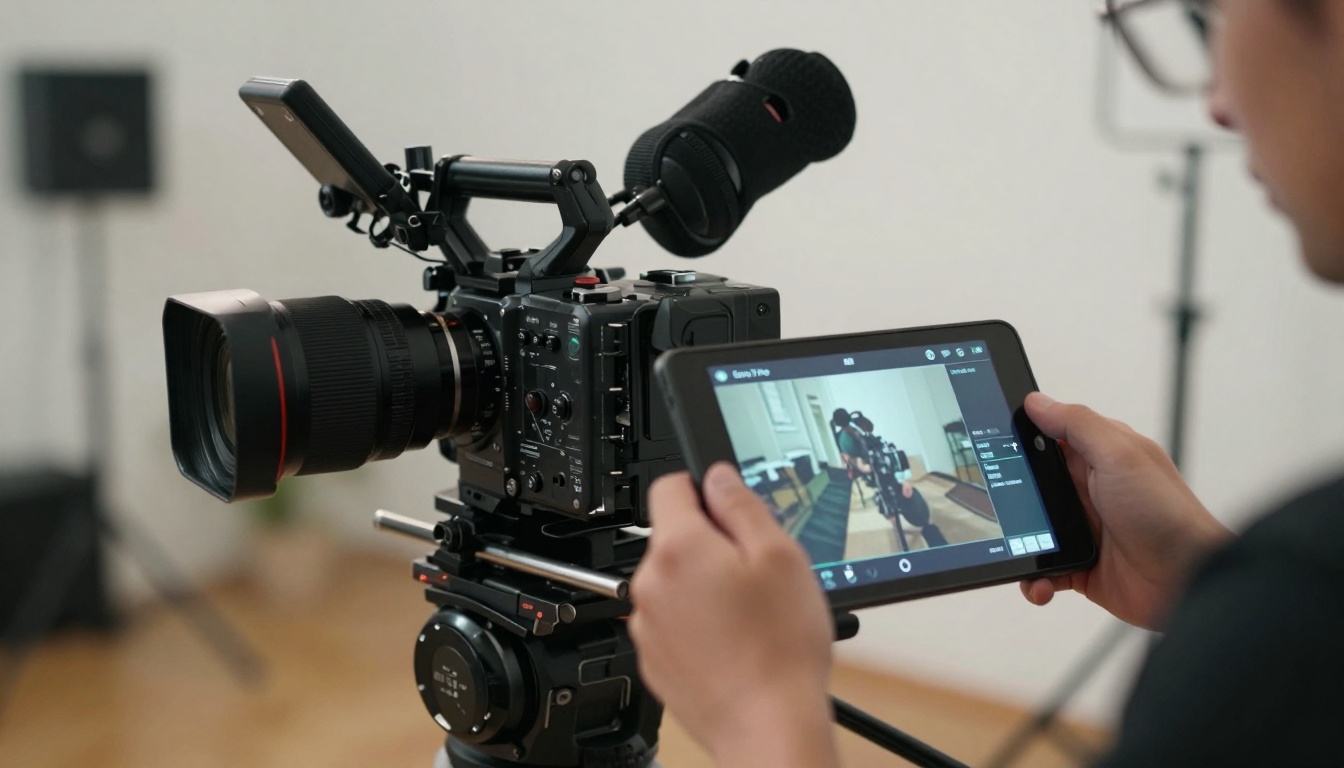 Filmmaker in action