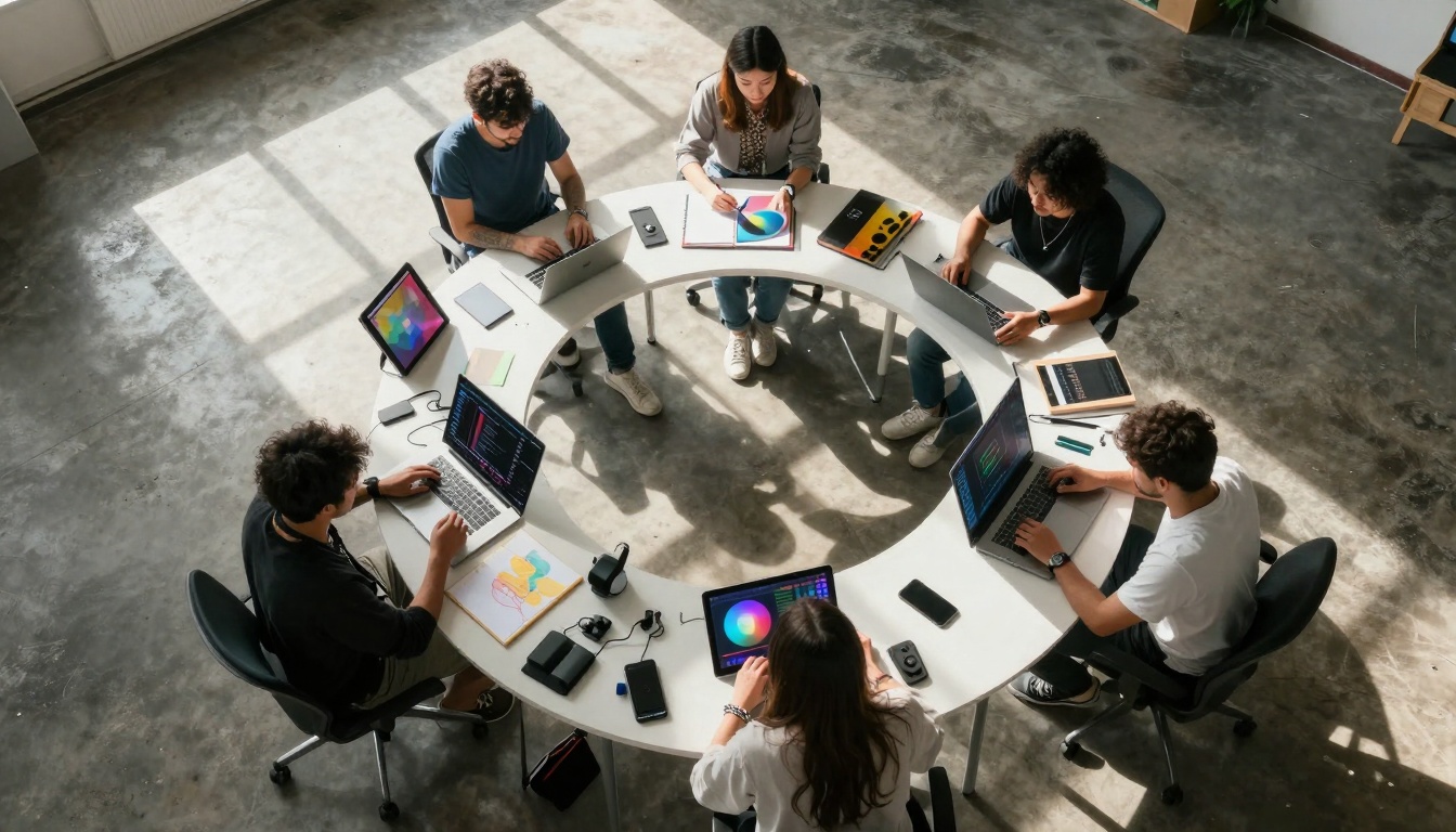 Multi-creator workspace