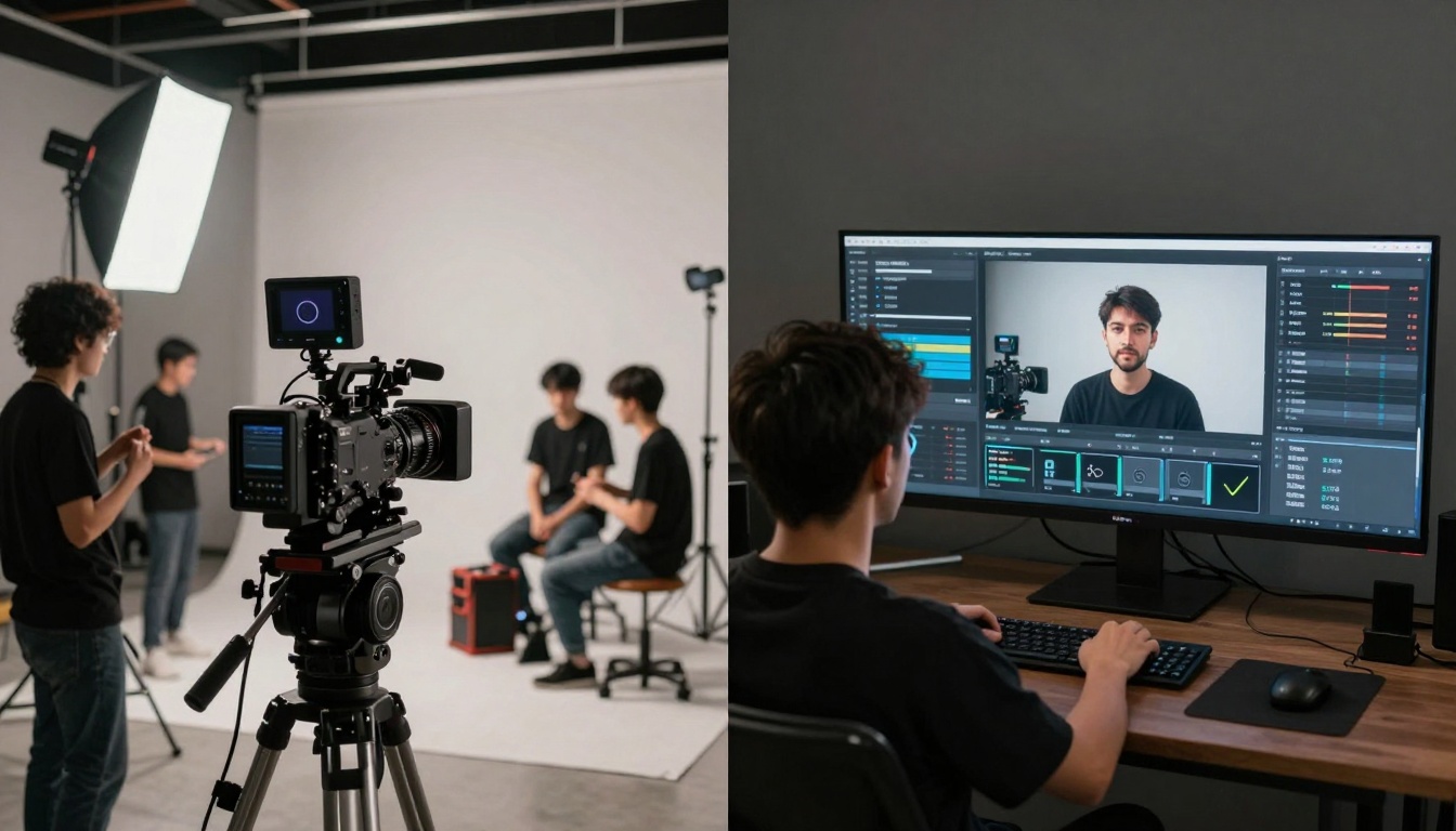 Traditional vs AI Video Production