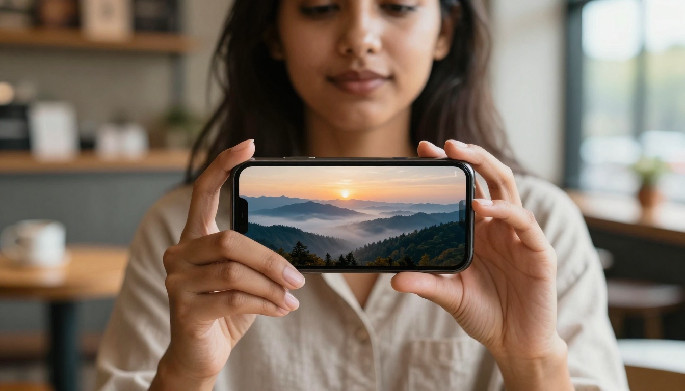 Smartphone AI Image Sharing