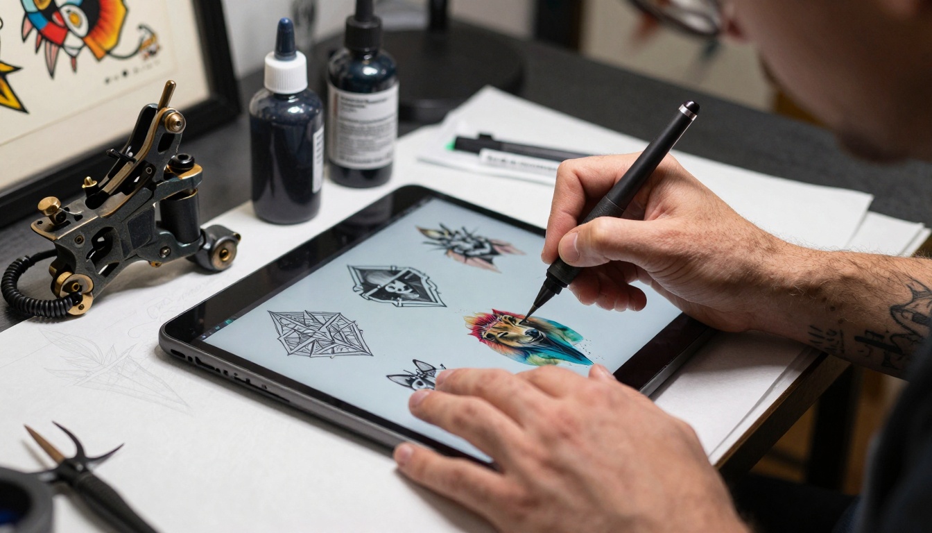 Tattoo Studio AI Concepts