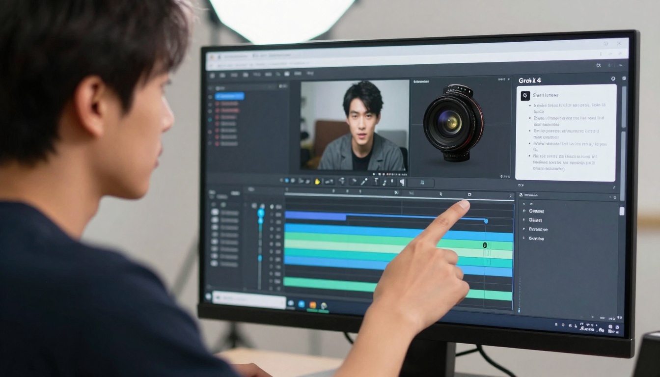 Video producer discussing editing workflow with Grok 4 Video producer discussing editing workflow with Grok 4
