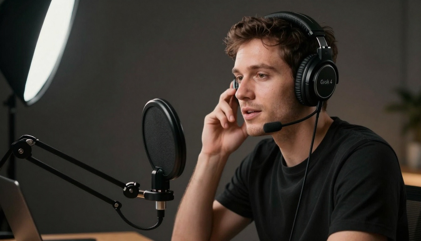 Podcaster using Grok 4 for interview preparation