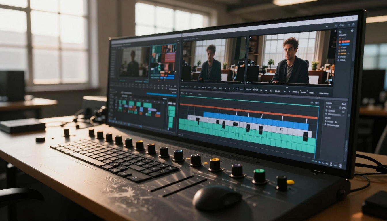 Video Editing Timeline Interface