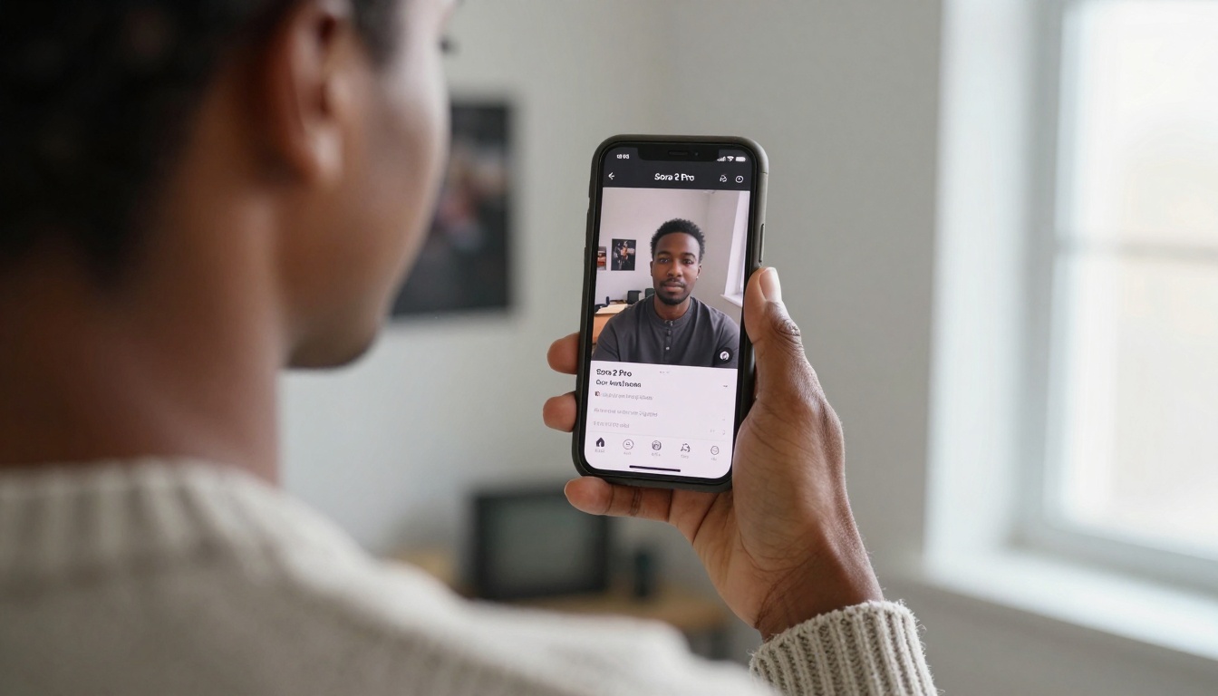 Over Shoulder View of Viral TikTok Content