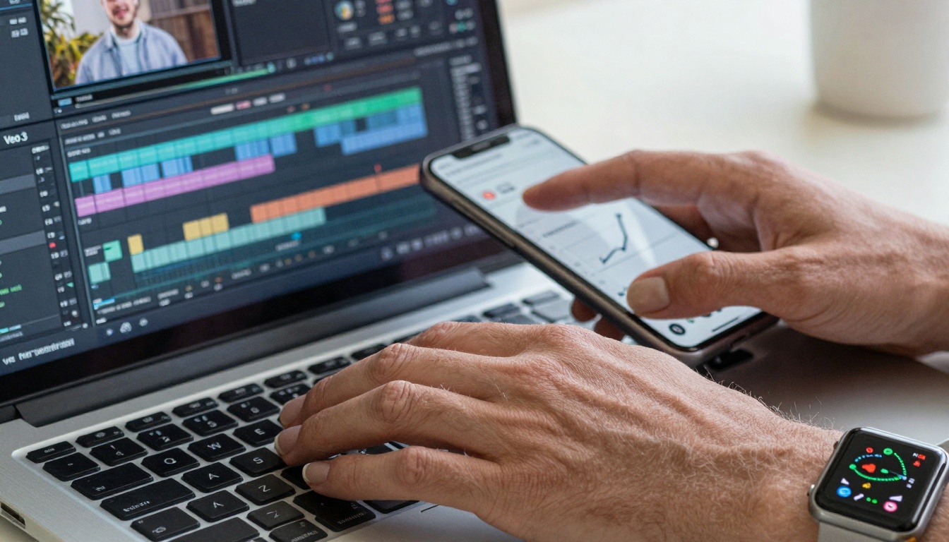 Multi-device content creation workflow