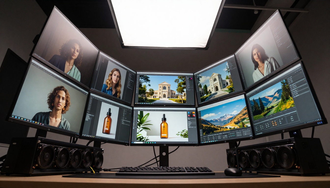 Nano Banana Pro Workstation Low Angle