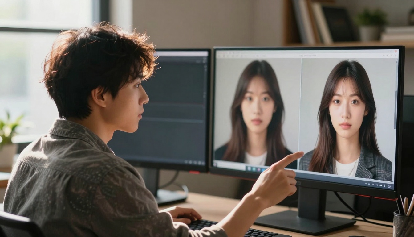 Professional Comparing AI Images