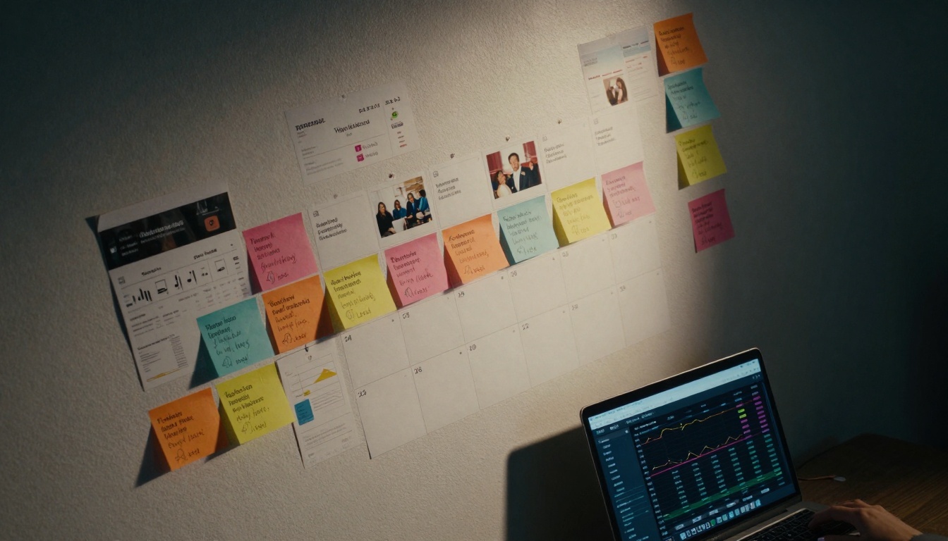 Viral Content Strategy Wall