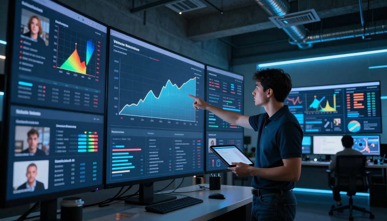 Algorithm performance metrics dashboard