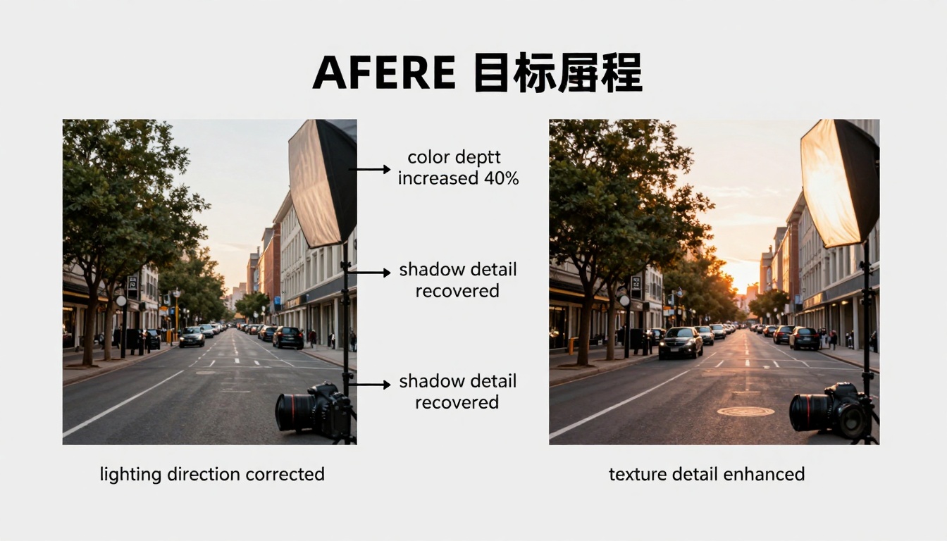 Before/after comparison
