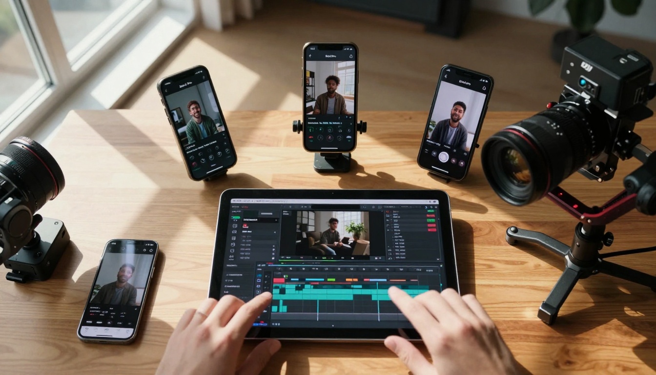Creative workspace setup
