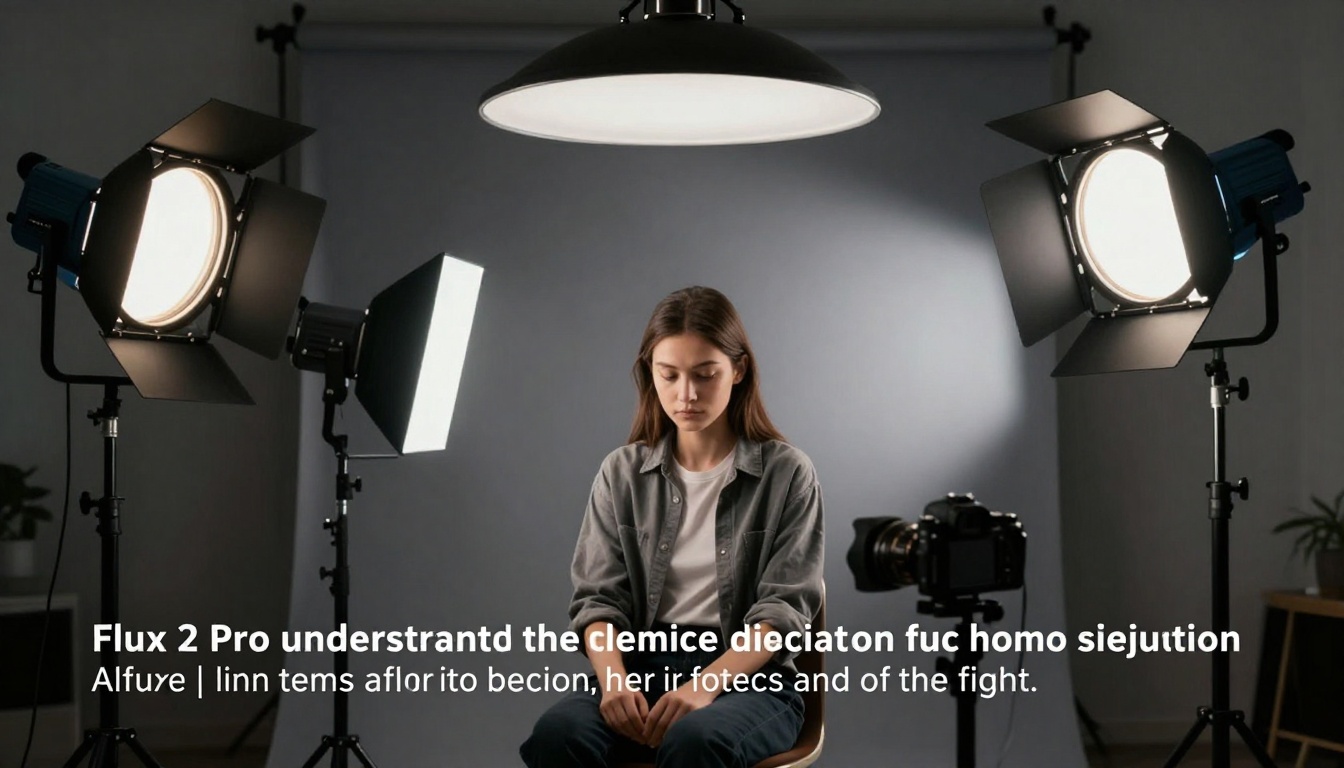 Studio lighting simulation