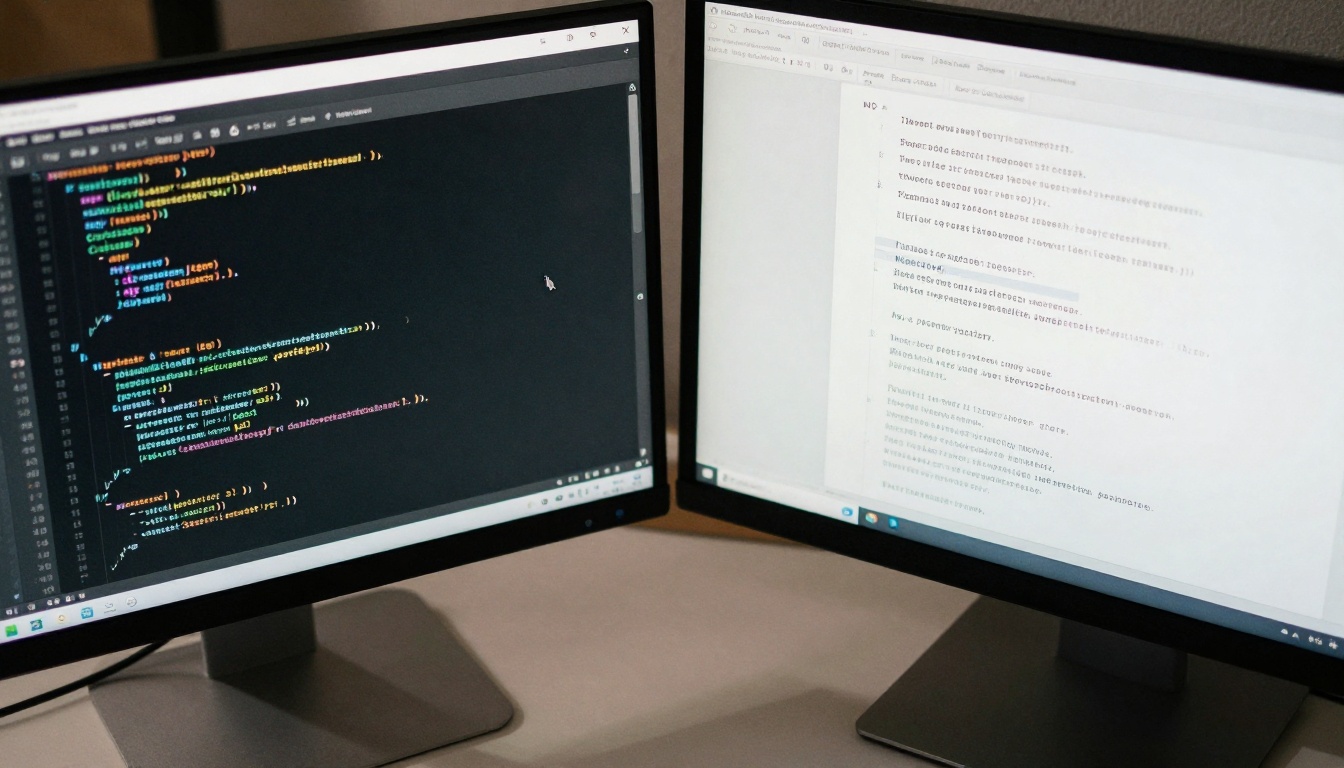 Dual Monitor Workflow