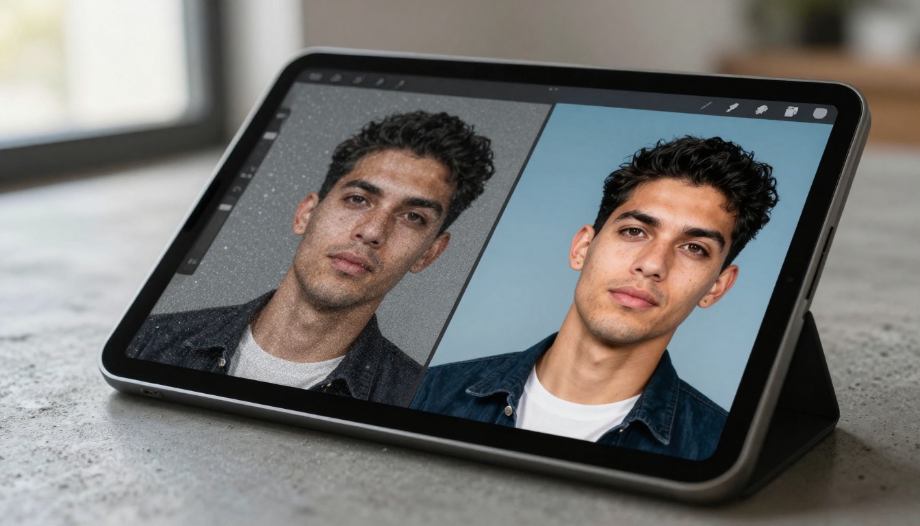 AI Image Enhancement Comparison
