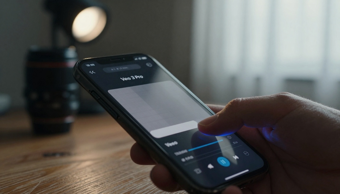Veo 3 Pro Interface Detail