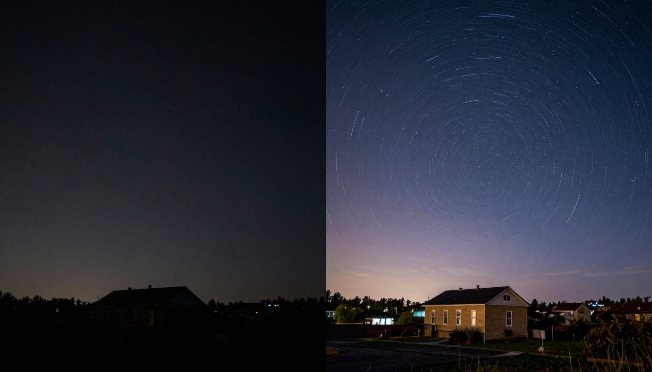 Night Photography Noise Reduction AI
