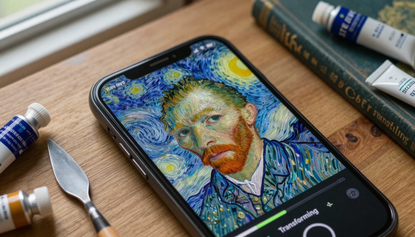 AI Selfie Transformation Process