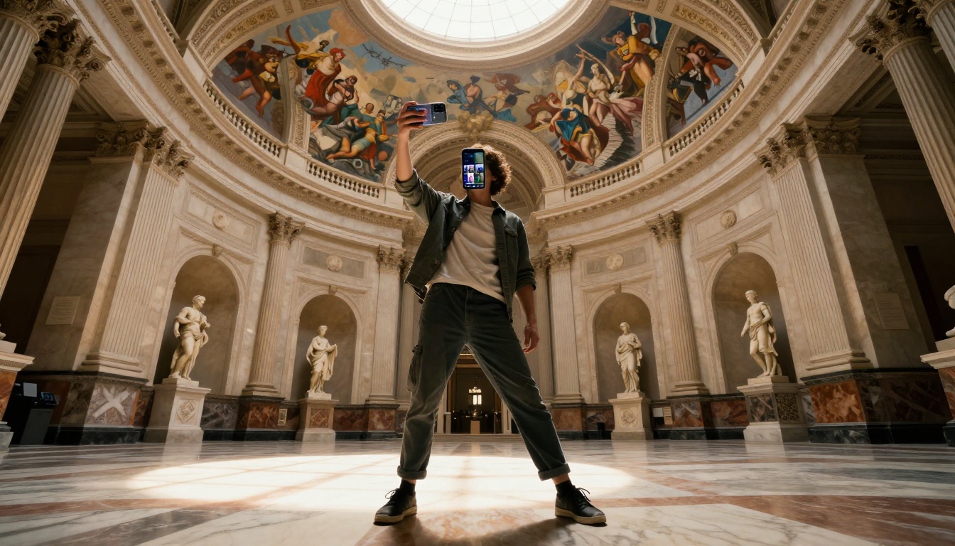 Museum Selfie Photography