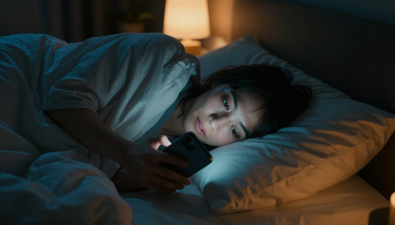 Intimate nighttime AI connection