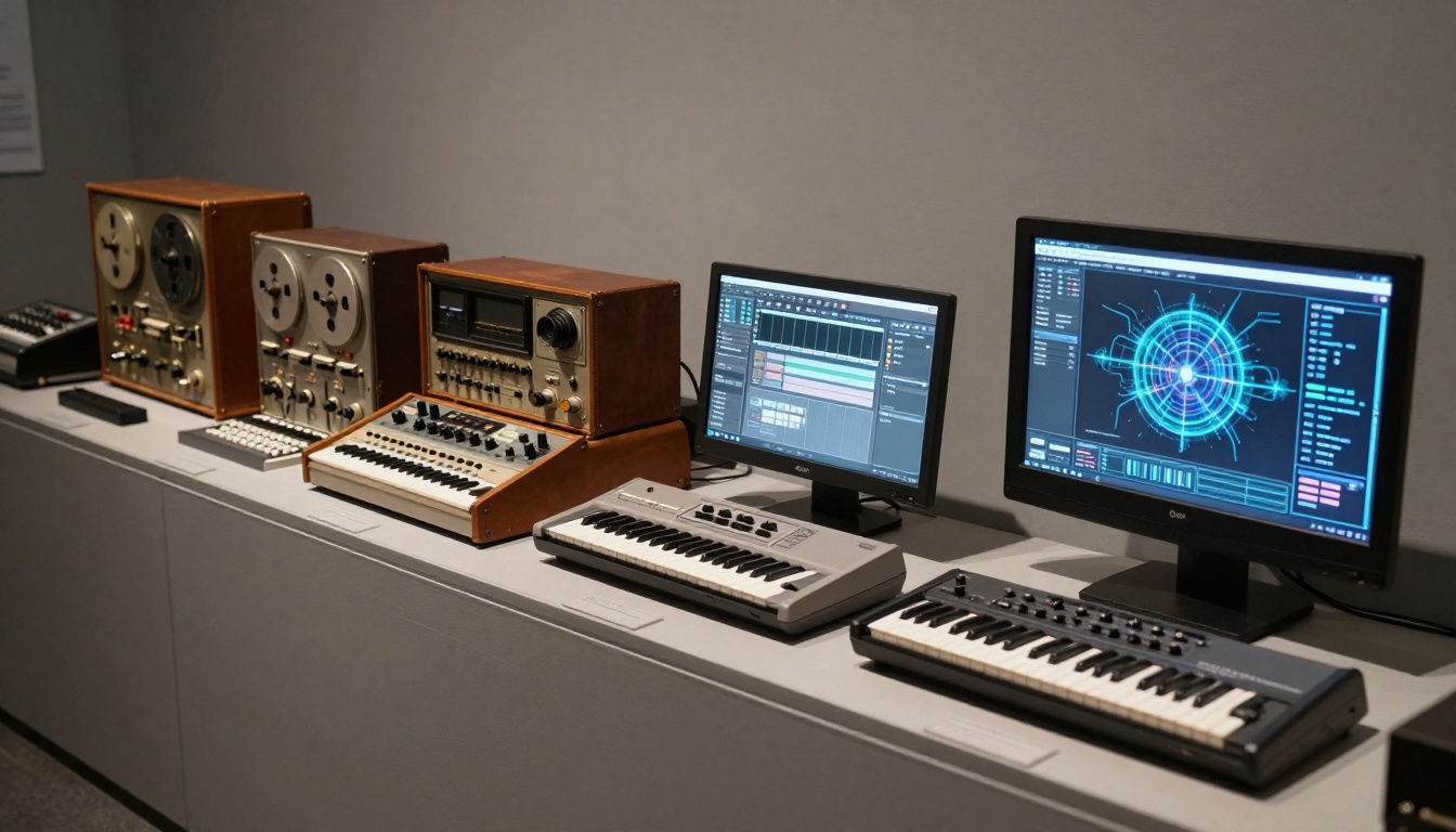 Evolution of Music Production Technology