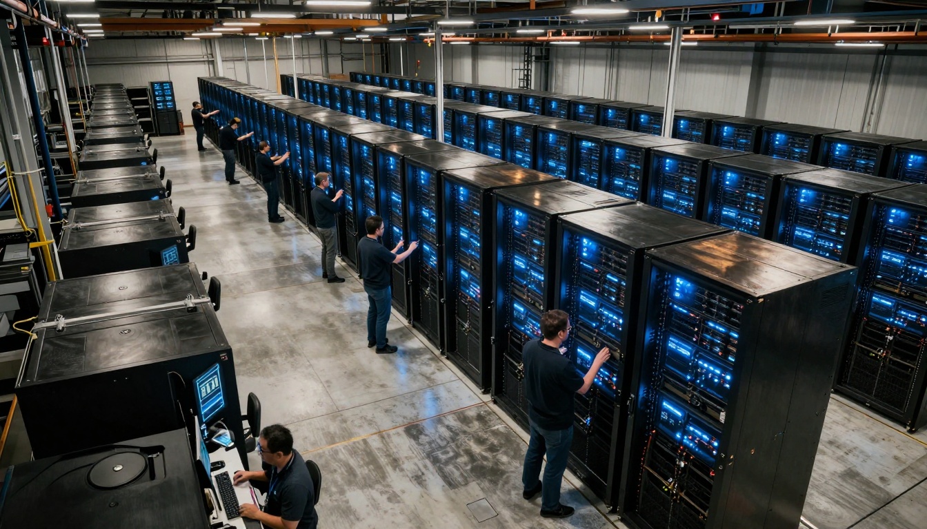 Massive AI video rendering infrastructure