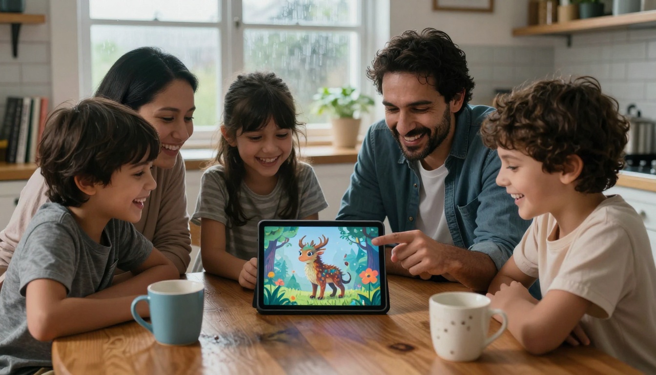 Family AI Art Collaboration