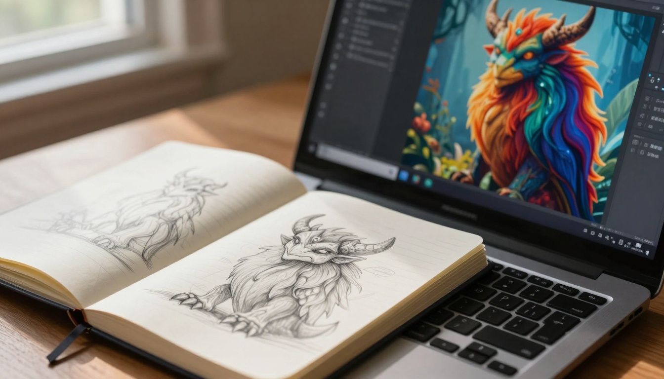 Sketch to AI Transformation