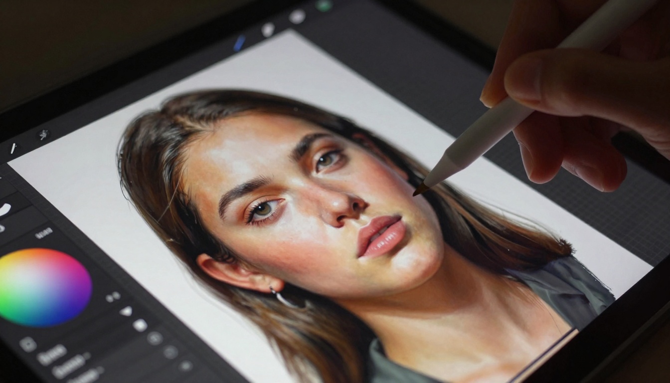AI Painting Process Detail