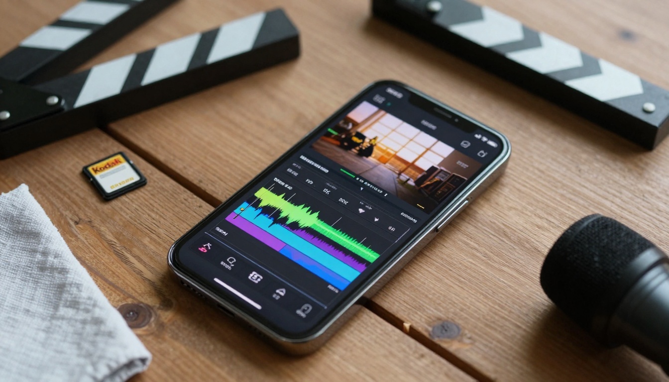 Mobile AI Video Editing Interface