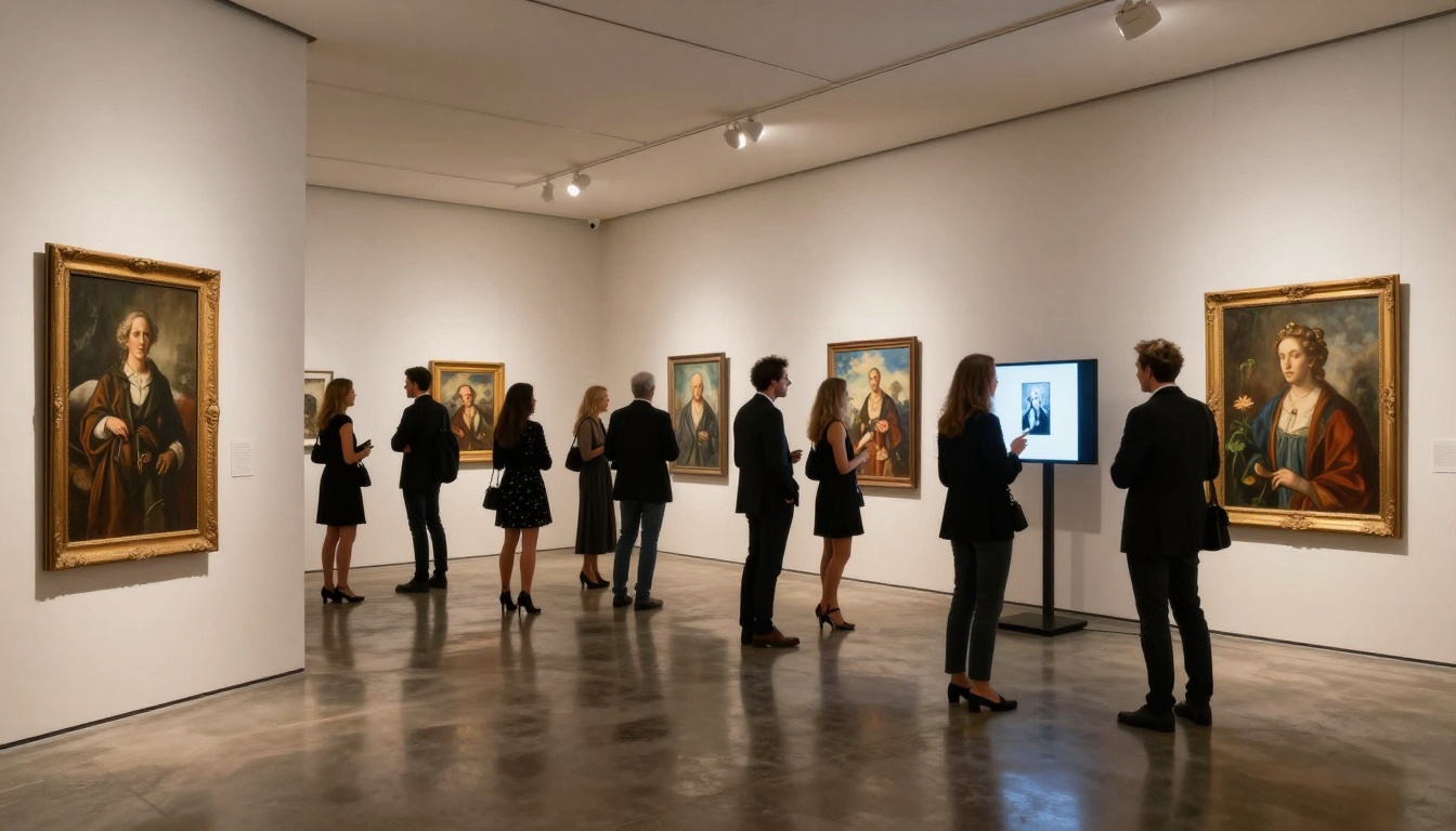AI Art Exhibition Opening