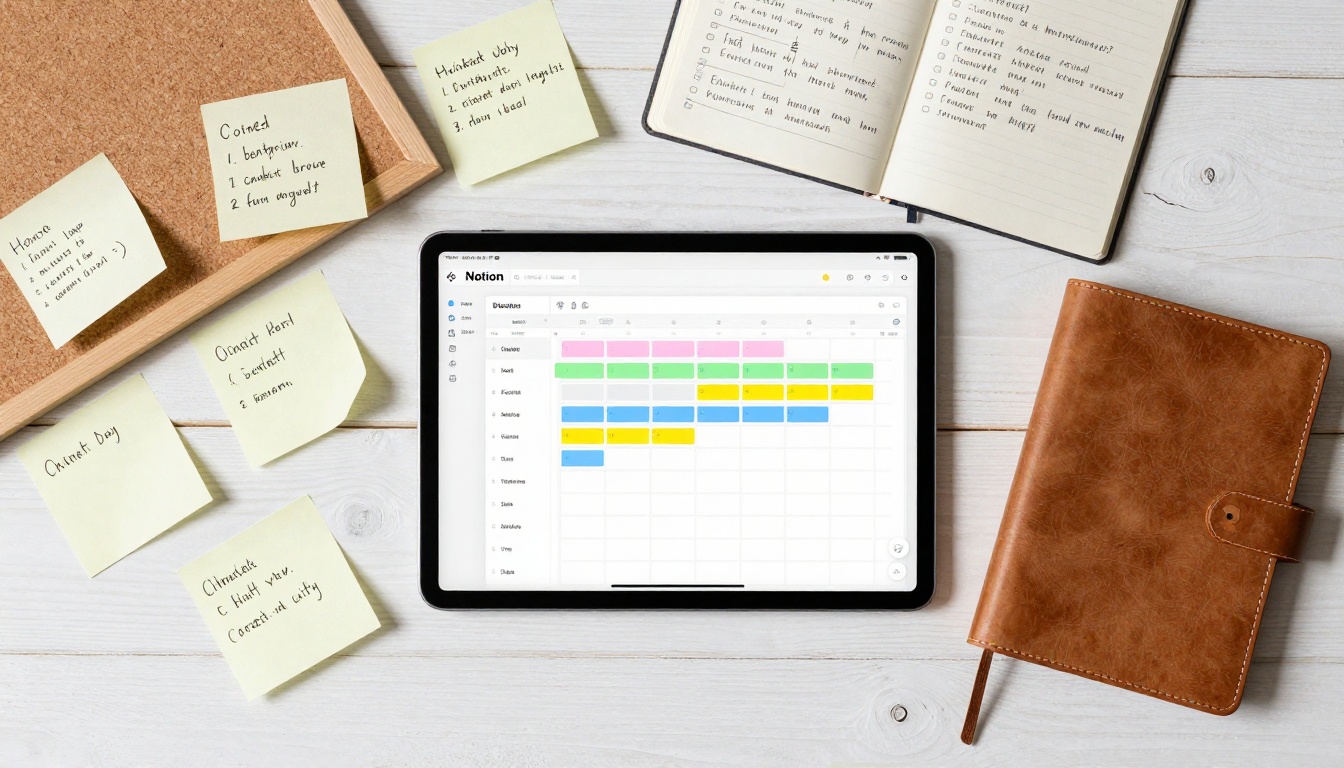 Content organization workspace