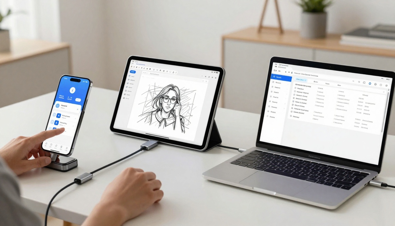 Workflow integration across devices