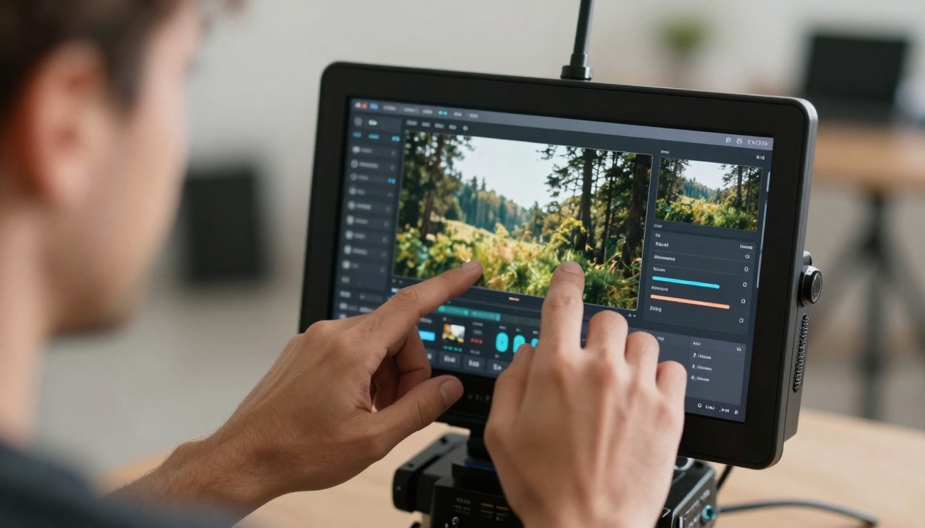 Hands-on control of AI video parameters