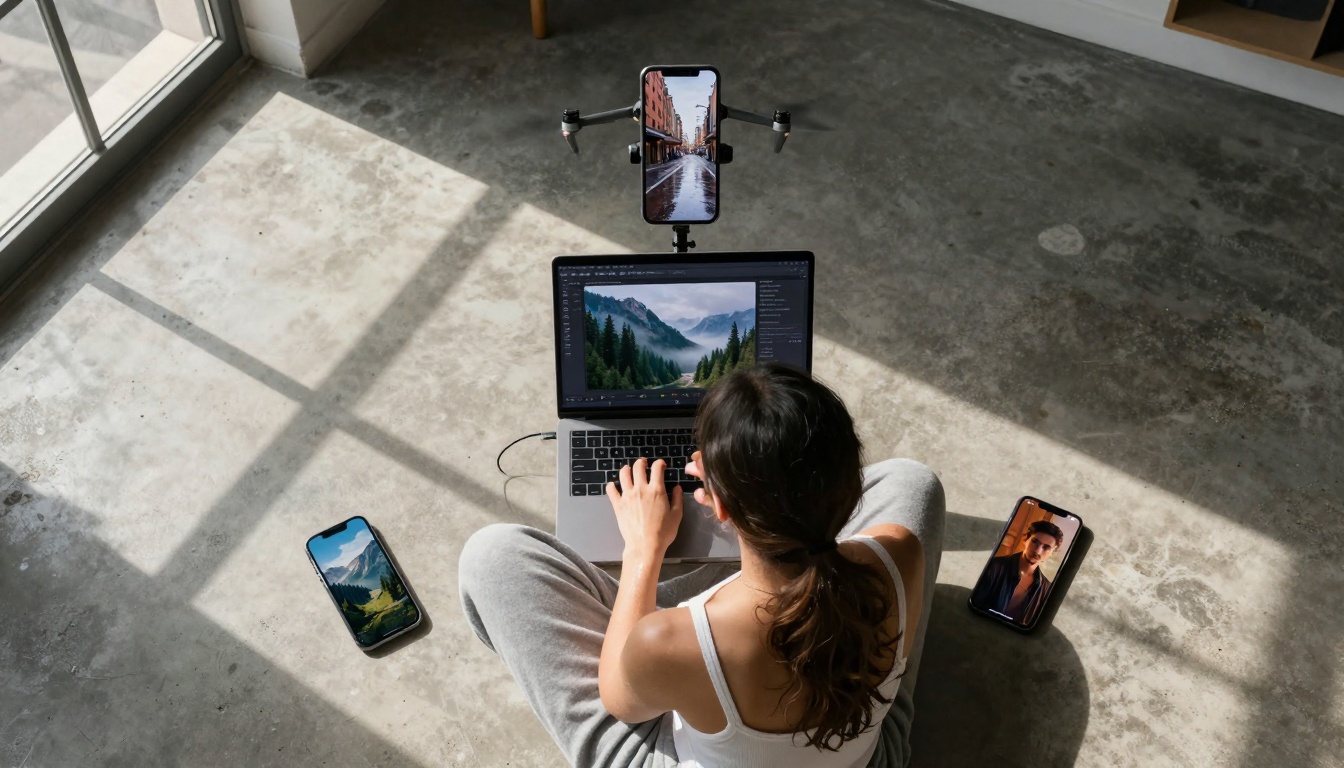 Social Media Creator Workspace AI Image Generation