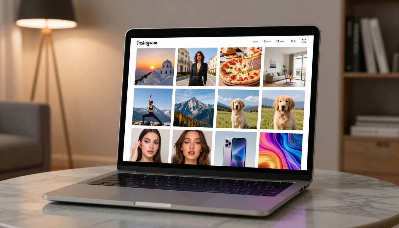 Instagram Feed AI Generated Images Grid