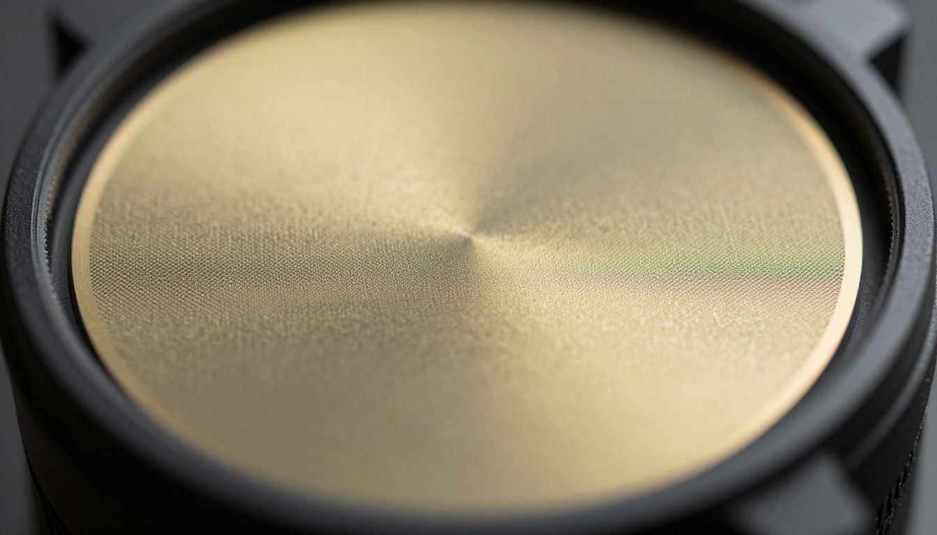 Condenser microphone close-up
