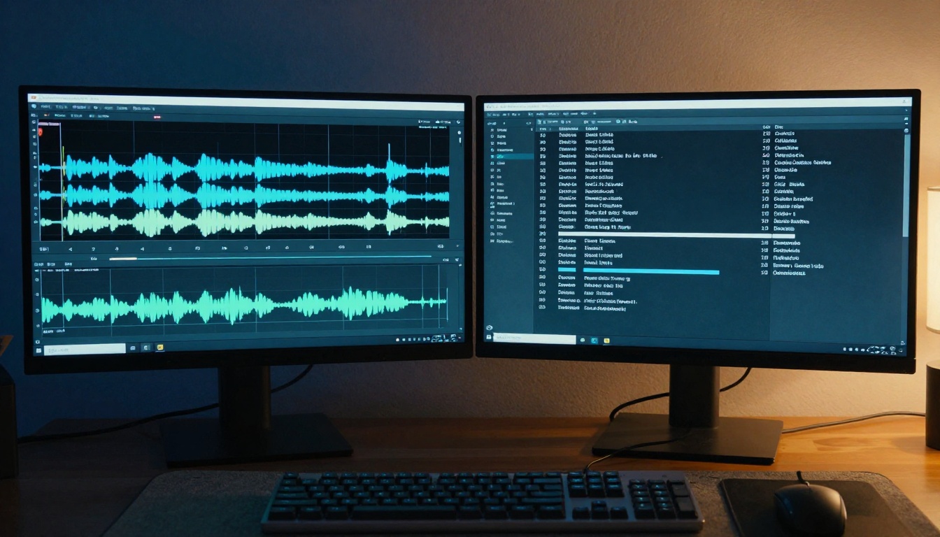 Audio Waveform to Text Comparison