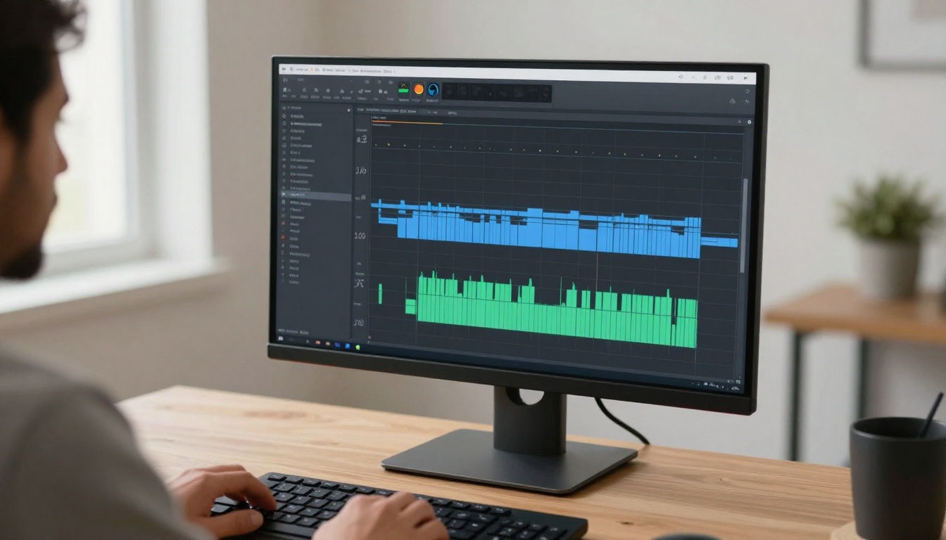 Audio editing workspace