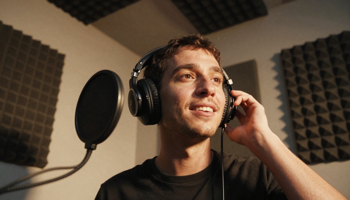 Creator listening to AI-generated narration